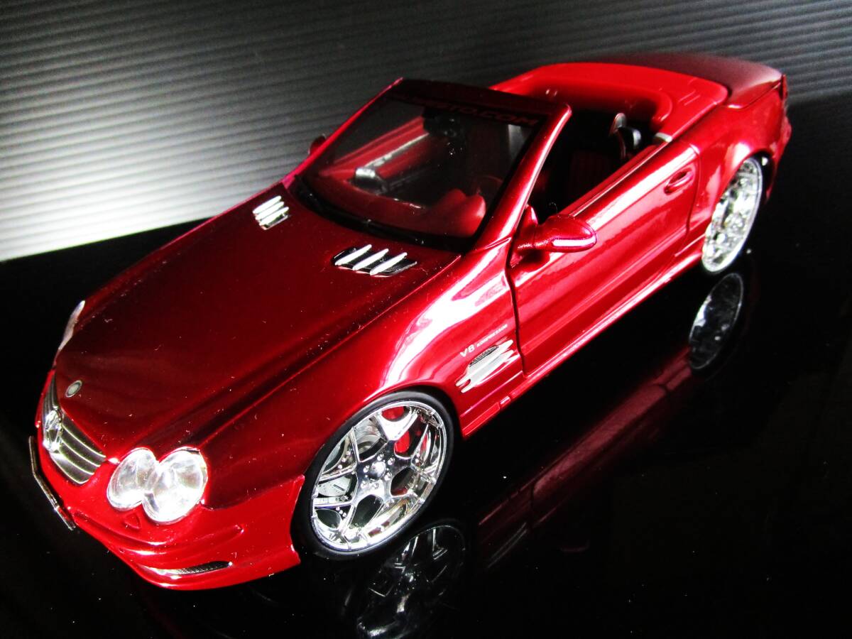 * редкий * первоклассный товар *Maisto 1/18 MERCEDES-BENZ SL55 AMG Convertible Mercedes SL55 AMG с откидным верхом * корпус покрытие отделка settled *