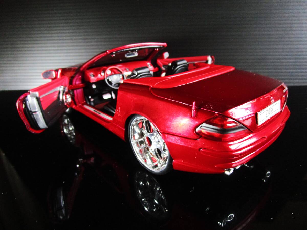 * редкий * первоклассный товар *Maisto 1/18 MERCEDES-BENZ SL55 AMG Convertible Mercedes SL55 AMG с откидным верхом * корпус покрытие отделка settled *