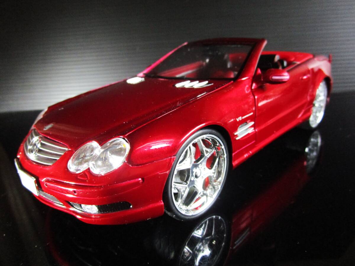 * редкий * первоклассный товар *Maisto 1/18 MERCEDES-BENZ SL55 AMG Convertible Mercedes SL55 AMG с откидным верхом * корпус покрытие отделка settled *