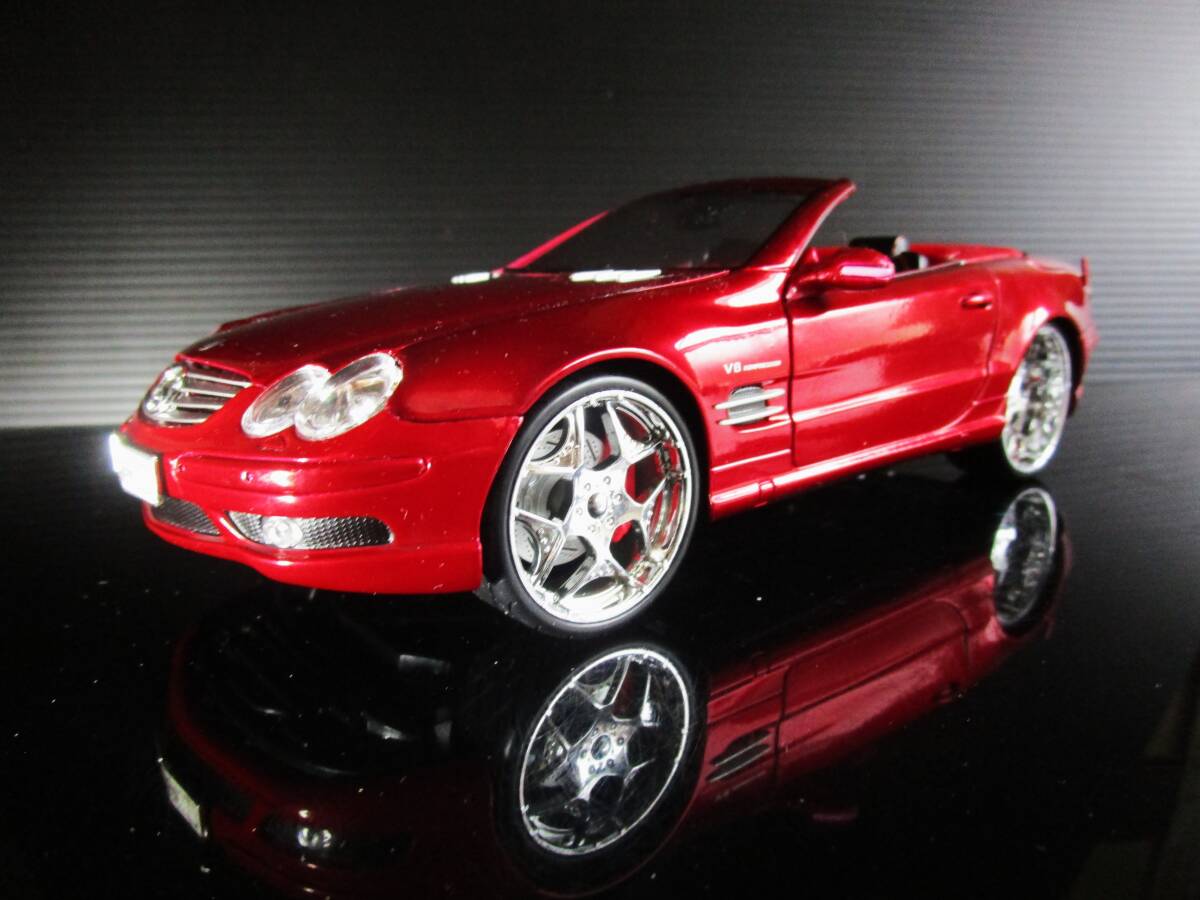 * редкий * первоклассный товар *Maisto 1/18 MERCEDES-BENZ SL55 AMG Convertible Mercedes SL55 AMG с откидным верхом * корпус покрытие отделка settled *