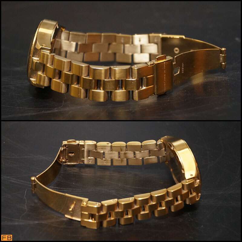 ye70-MARC BY MARC JACOBS マークジェイコブス腕時計 MBM3292 ヘンリースケルトン ゴールド クォーツ レディース