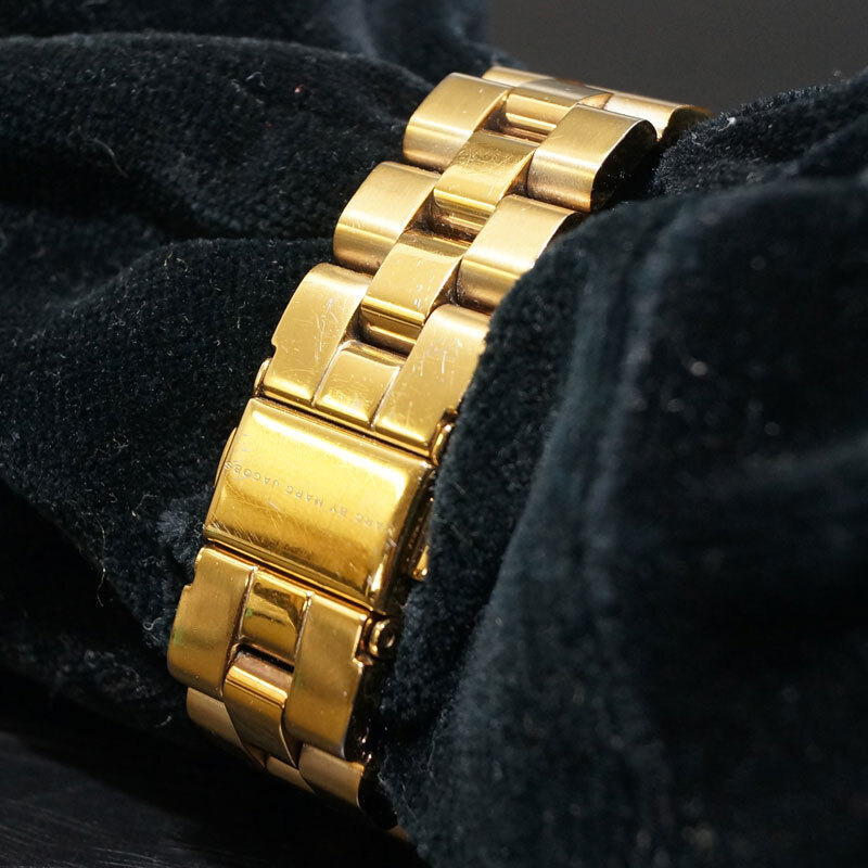 ye70-MARC BY MARC JACOBS マークジェイコブス腕時計 MBM3292 ヘンリースケルトン ゴールド クォーツ レディース