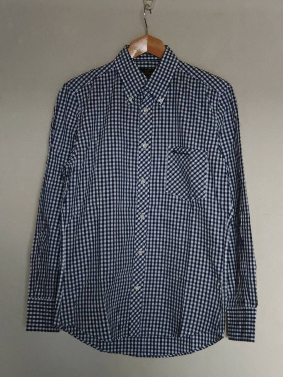 ビンテージ Ben Sherman ベンシャーマン チェック ボタンダウンシャツ M (スキンヘッド skins skinhead suedehead モッズ mods アイビー)_画像1