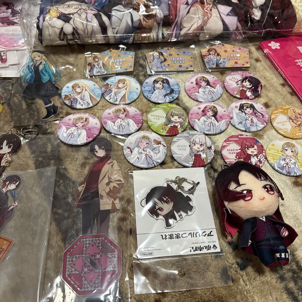 ぶいすぽっ！ グッズ まとめ売り 缶バッジ アクスタ クッション