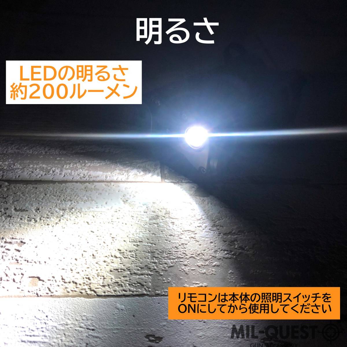 NGALタイプ 樹脂製 LEDライト搭載モデル WADSN 20mmレール対応 ブラック MILQUEST ミルクエスト エイミングデバイス エアガン PEQ PEQ15_画像5