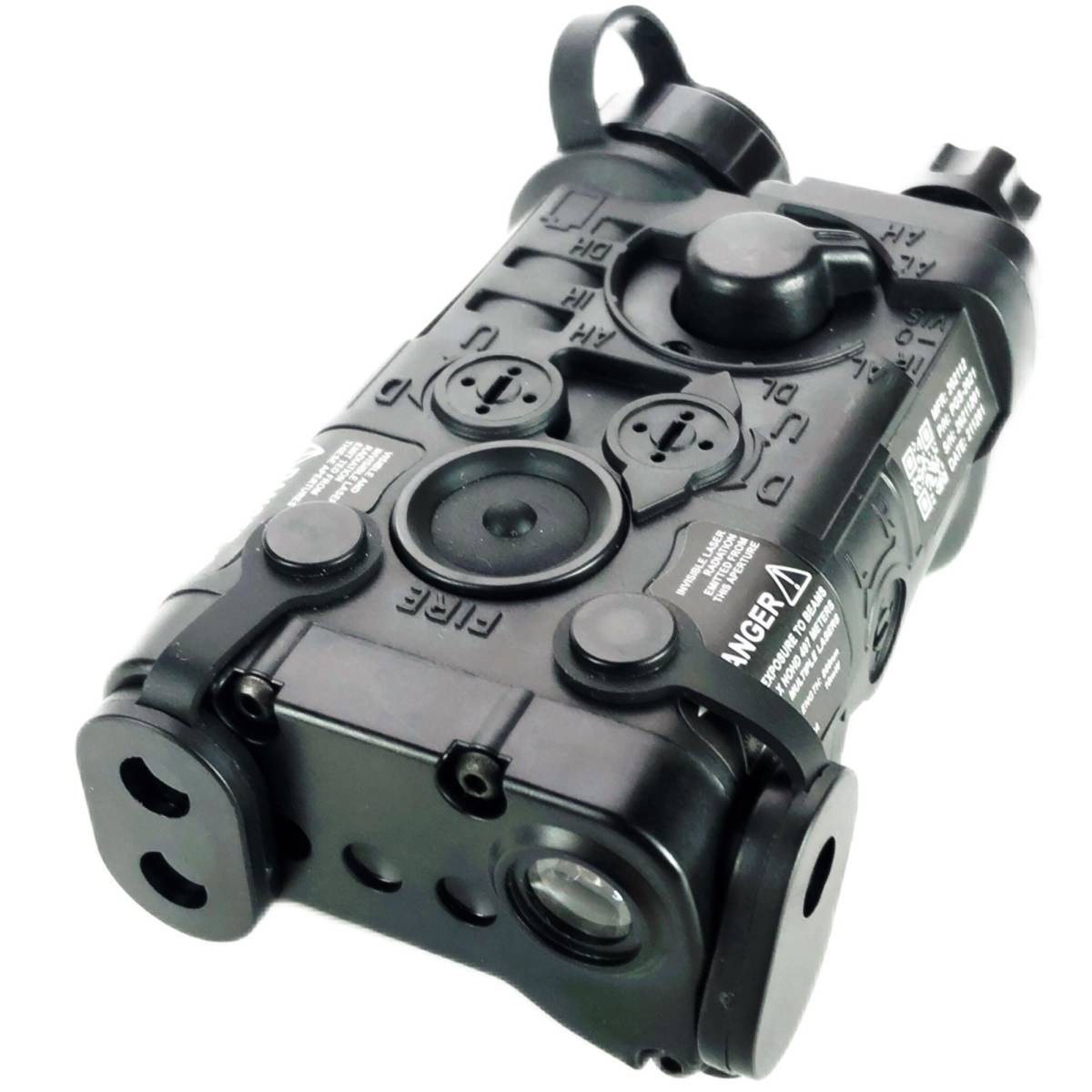 NGALタイプ 樹脂製 LEDライト搭載モデル WADSN 20mmレール対応 ブラック MILQUEST ミルクエスト エイミングデバイス エアガン PEQ PEQ15_画像8