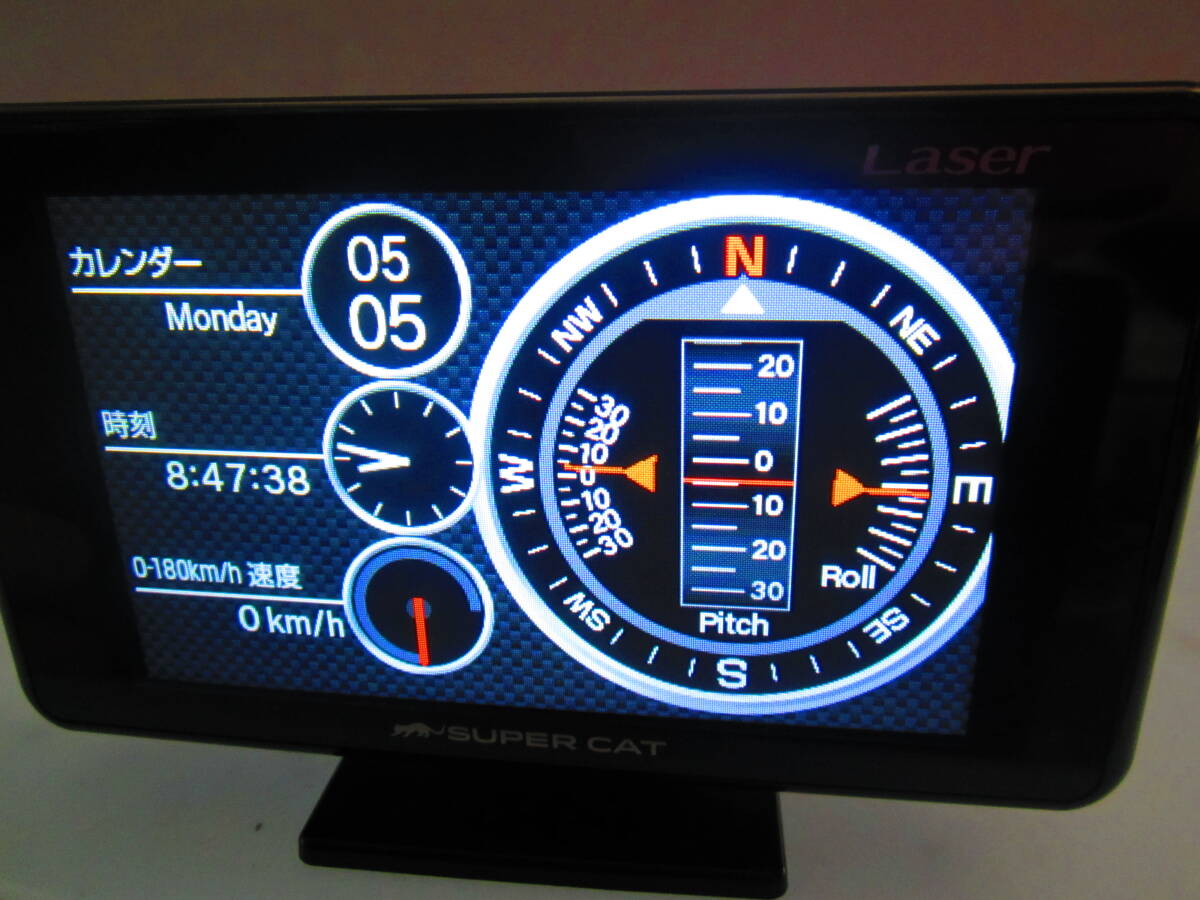 YUPITERU SUPER CAT レーザー＆レーダー探知機(jī)　GS403（LS330/Z130L/A380 同等品） 中古品