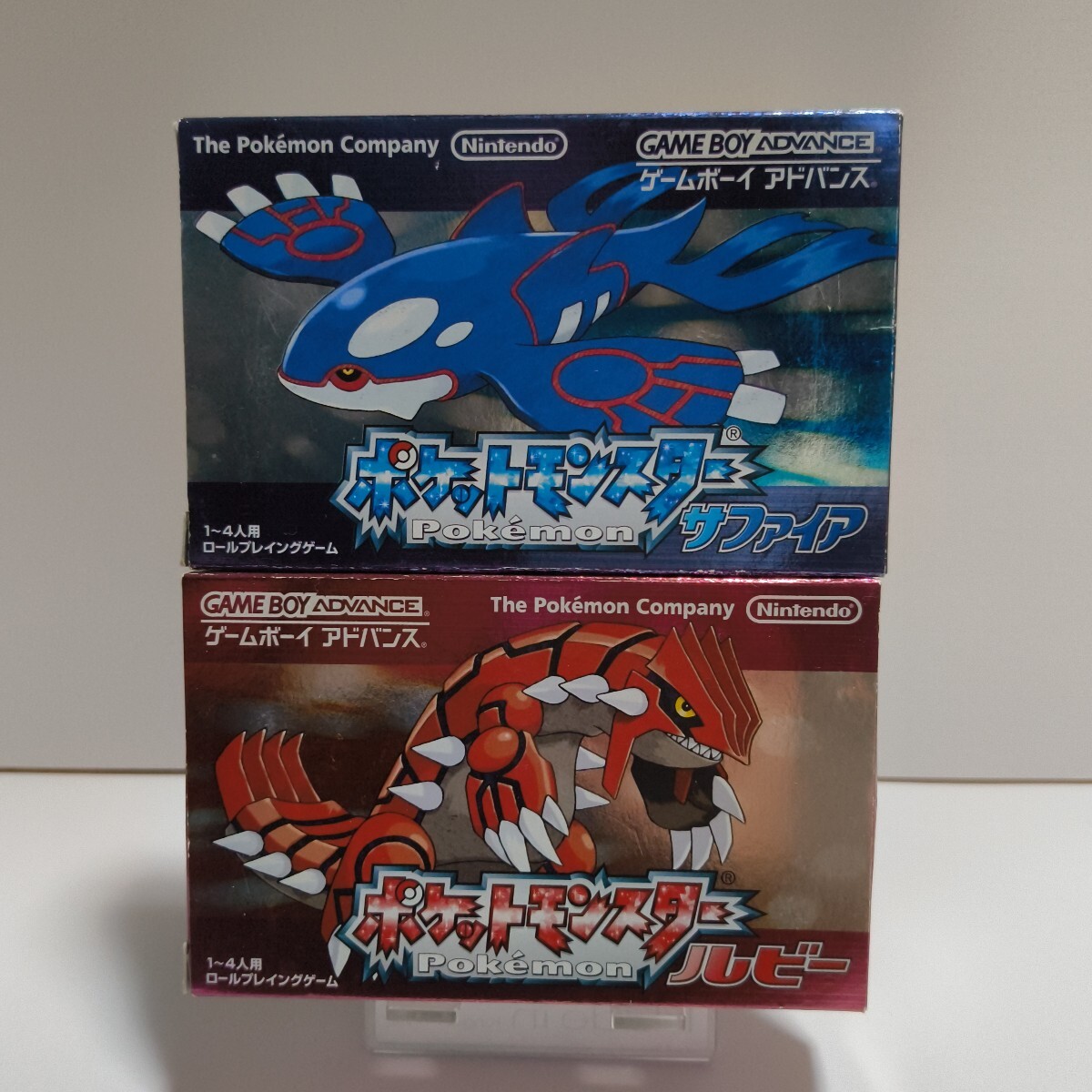 箱のみ]ポケットモンスター ルビー サファイア 空箱 耳付き 取扱