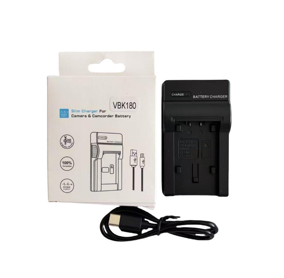 送料無料 PANASONIC VW-VBK180-K / VW-VBK360-K / VW-VBT190-K / VW-VBT380-K　VW-BC10-K / VW-BC10　互換 USB 充電器