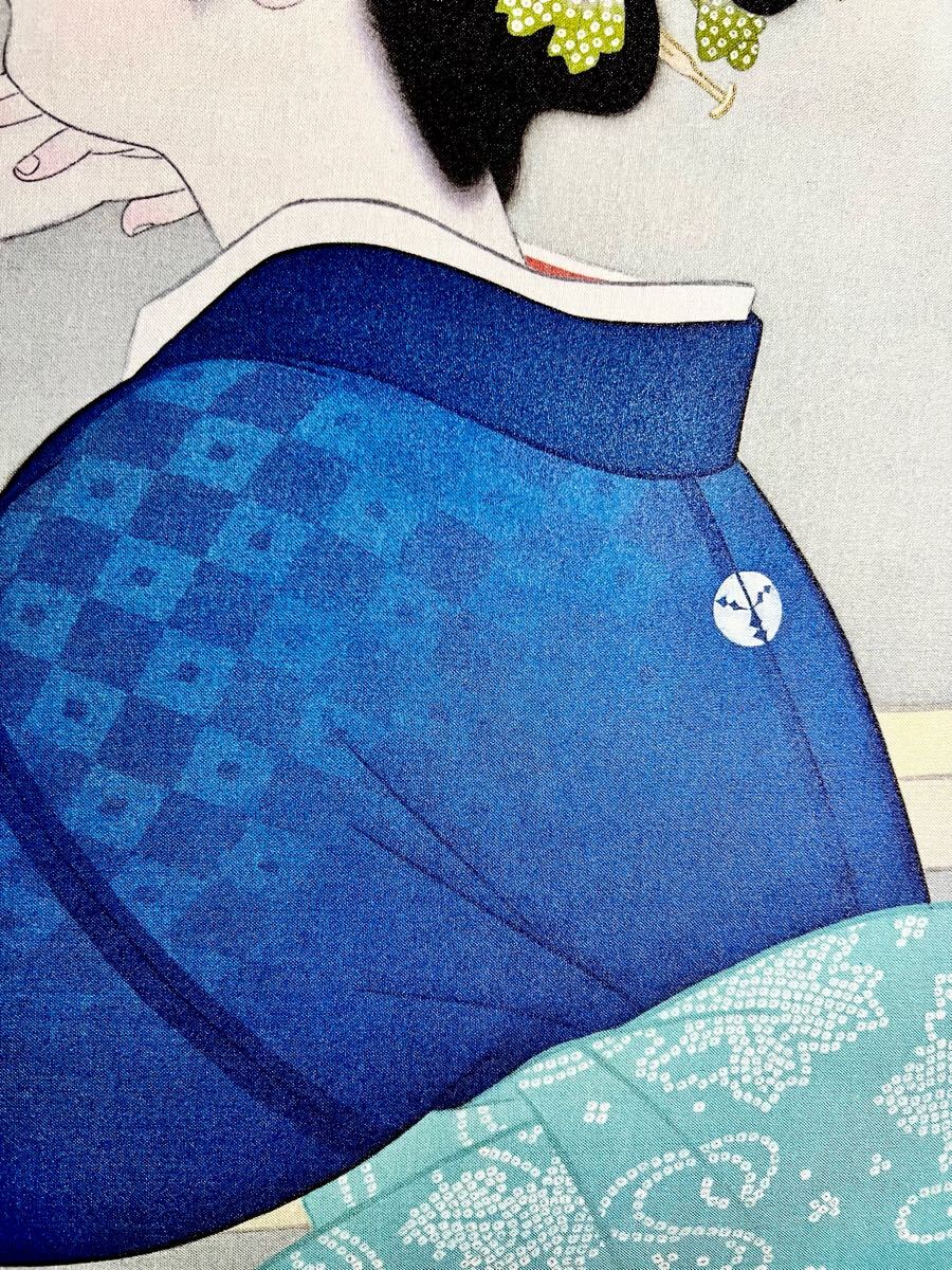 [ подлинный произведение ][S8] сверху . сосна .[. месяц ] шелк шт. коробка золотой грязь specification шелковый шаблон гравюра на дереве ограничение качественный продукт 291/500 часть изображение красавицы картина настенный свиток Kyoto. женщина . японская живопись дом 