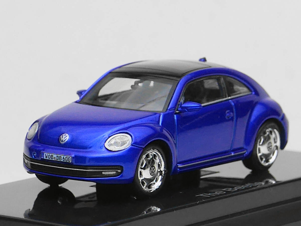 1/64 京商 フォルクスワーゲン ザ?ビートル サンルーフ 青メタ 海外限定