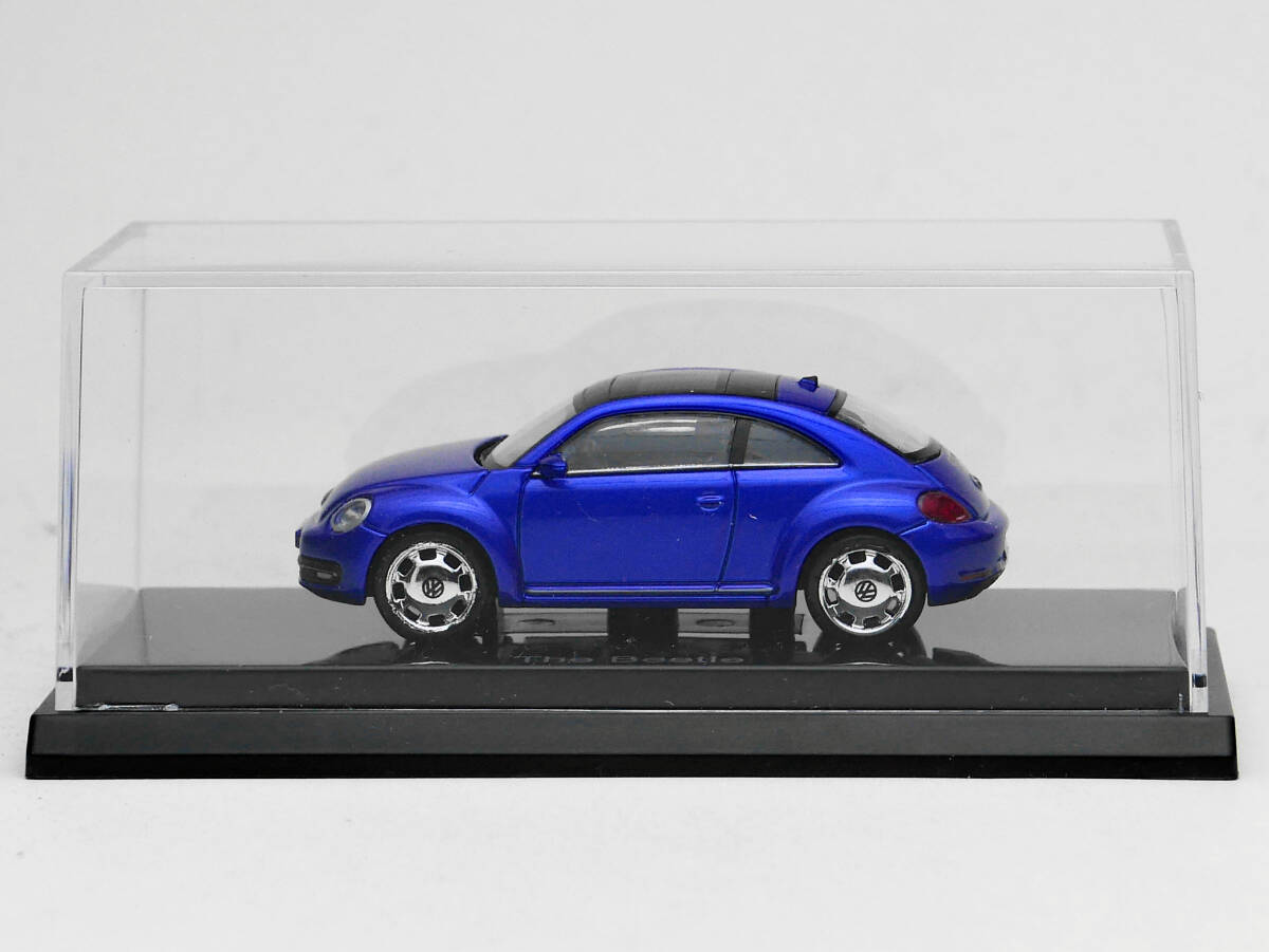 1/64 京商 フォルクスワーゲン ザ?ビートル サンルーフ 青メタ 海外限定