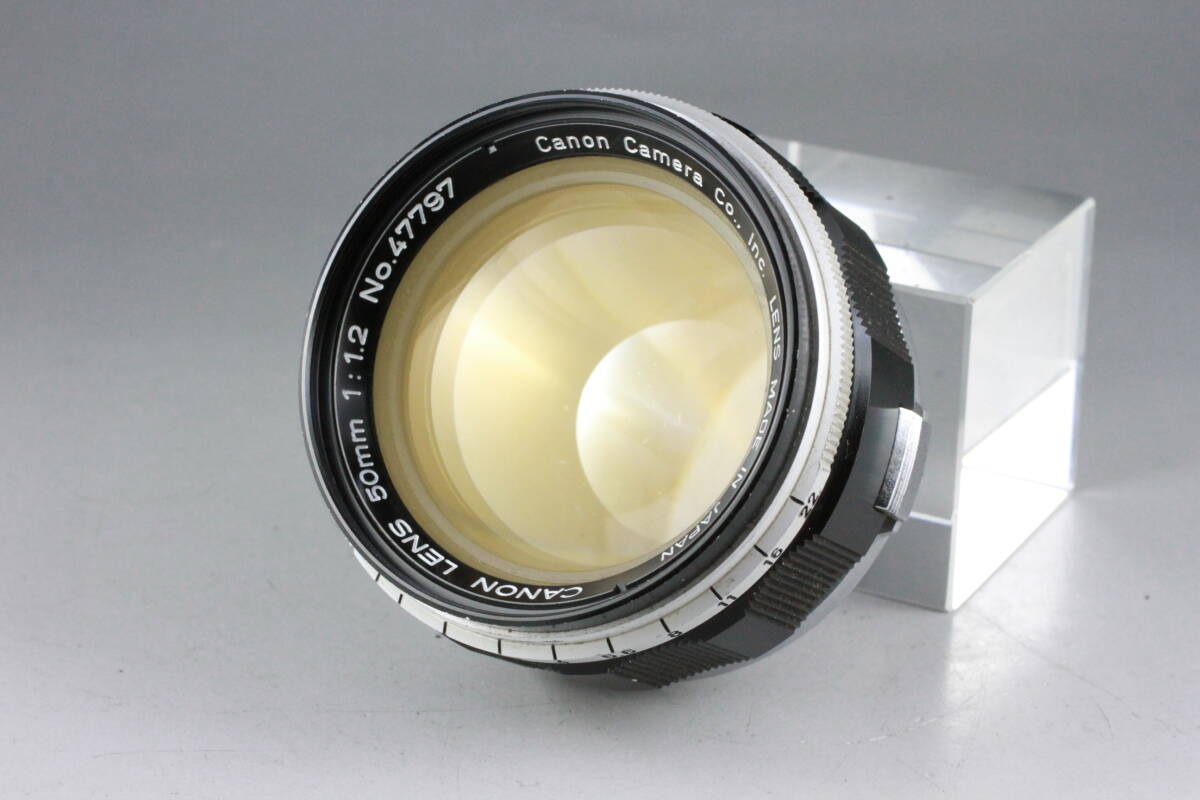 実寫テスト済み Canon 50mm F1.2 ライカ Lマウント キャノン 大口徑 レンズ キヤノン LENS #221-10