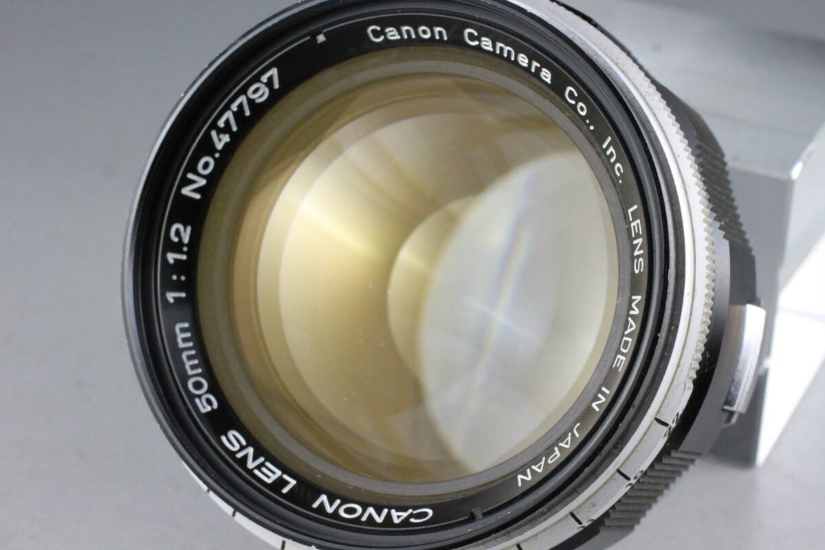 実寫テスト済み Canon 50mm F1.2 ライカ Lマウント キャノン 大口徑 レンズ キヤノン LENS #221-10