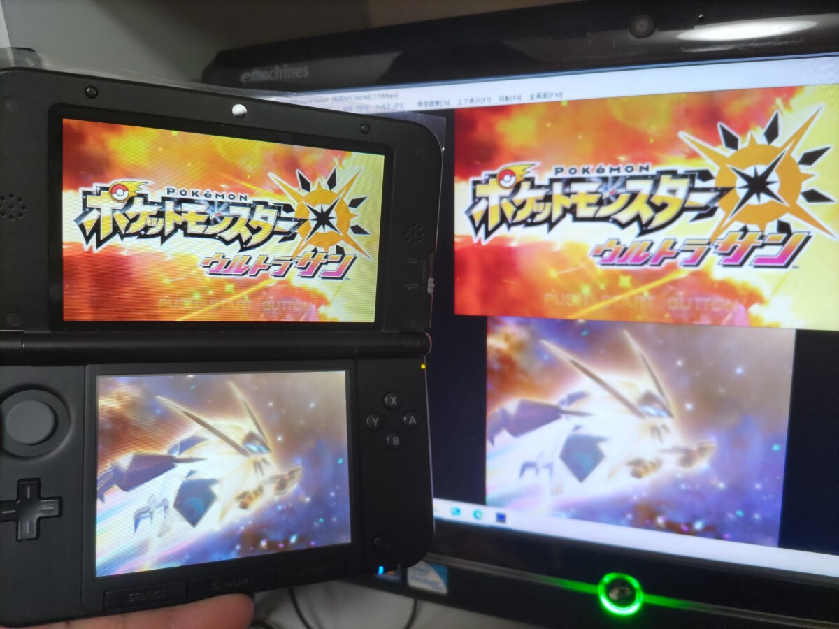 【即日発送】 美品 ゲーム実況 偽 『キャプチャー機能付き』ブラック 3DSLL ニンテンドー3DS LL本体