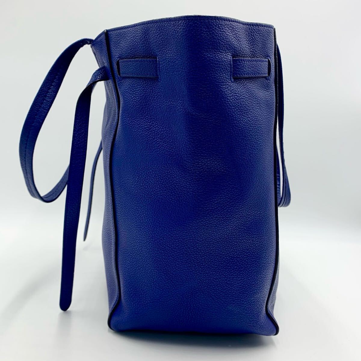 【現(xiàn)行品】セリーヌ CELINE カバファントム カーフスキン トートバッグ ブルー系