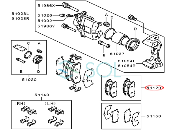 HAPAD 三菱 ギャランフォルティス CX3A リア ブレーキパッド ディスクパッド 左右セット 4605A265 4605A487 18時まで即日出荷_画像4