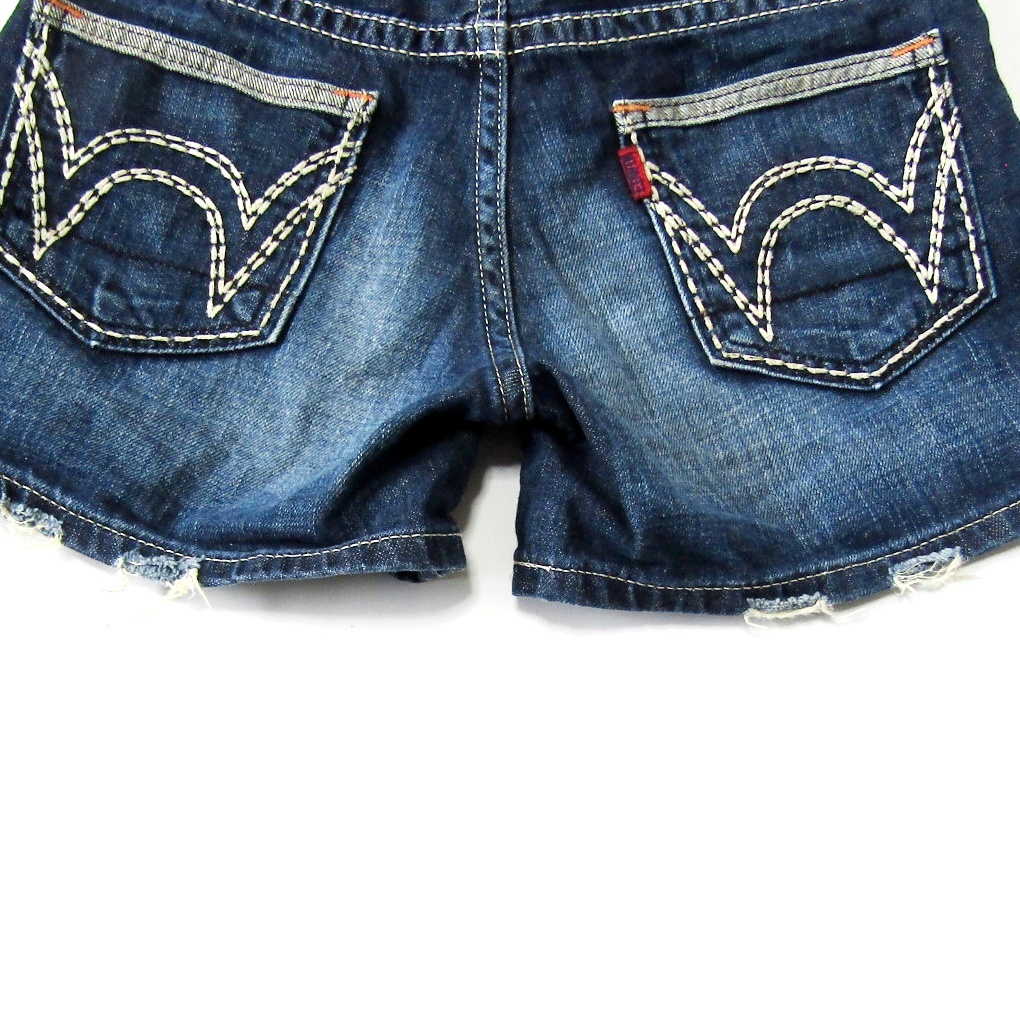 EDWIN Edwin V Short Denim брюки V темно синий V160 размер V талия примерно 68cm
