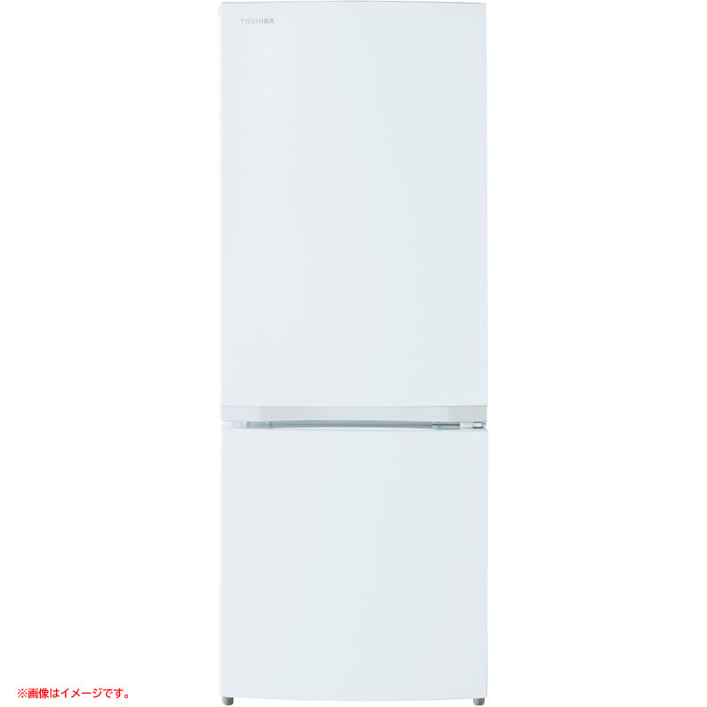 D5977YO ■0507【未使用品】冷凍冷蔵庫 153L 右開き 2ドア 東芝 GR-W15BZ1(W) 25年制 自動(dòng)霜取り 耐熱天板家電