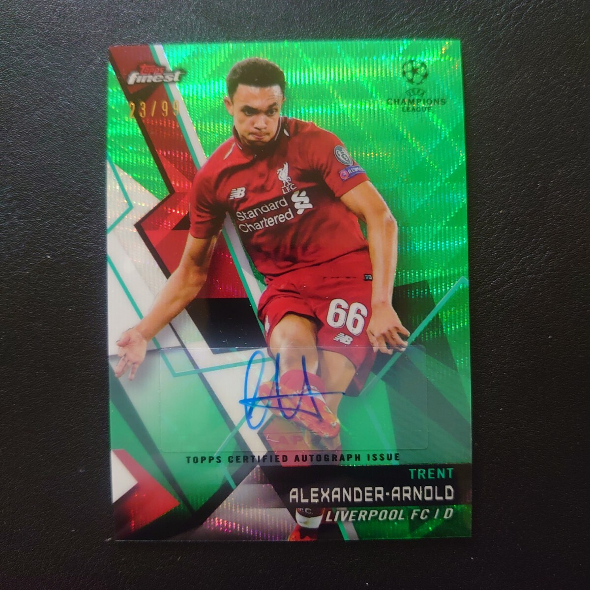 Alexander Arnoldアレキサンダー・アーノルド サインカード 2018