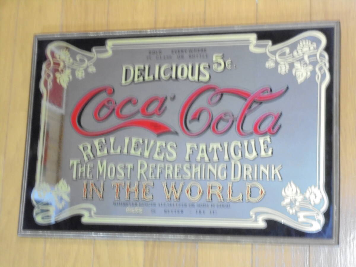 Coca Cola コカコーラ パブミラー インテリア ウォールミラー 鏡