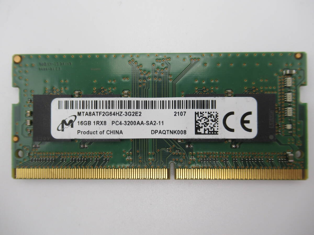 ◆◇【即決】 M 16GB 1R*8 PC4-3200AAノートパソコン用メモリ 1枚16GB◇◆251602