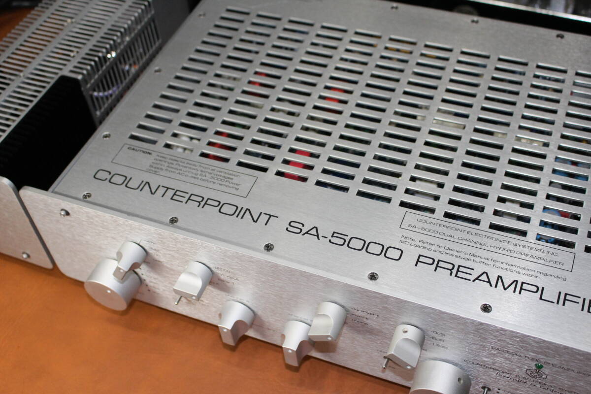 COUNTERPOINT SA-5000　ハイブリット　真空管プリアンプ　完動(dòng)美品　カウンターポイント