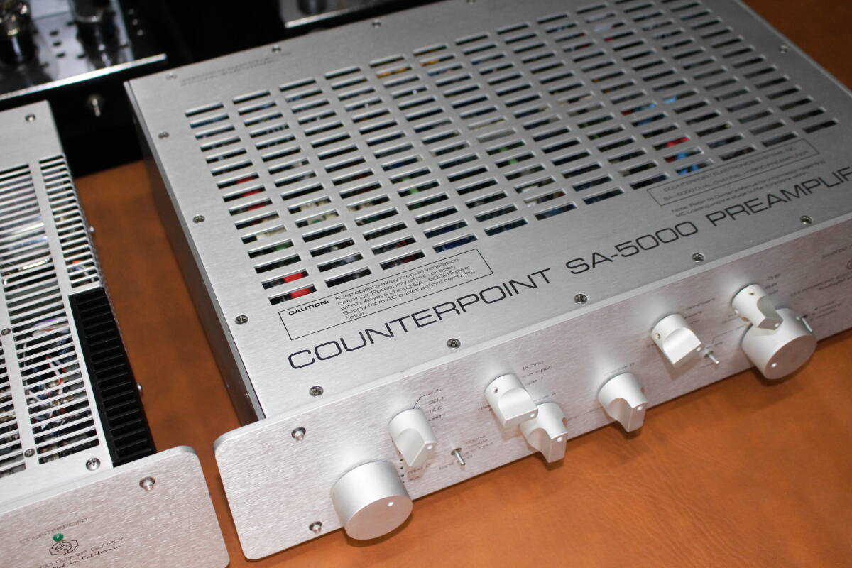 COUNTERPOINT SA-5000　ハイブリット　真空管プリアンプ　完動(dòng)美品　カウンターポイント