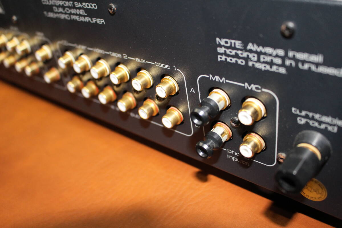 COUNTERPOINT SA-5000　ハイブリット　真空管プリアンプ　完動(dòng)美品　カウンターポイント