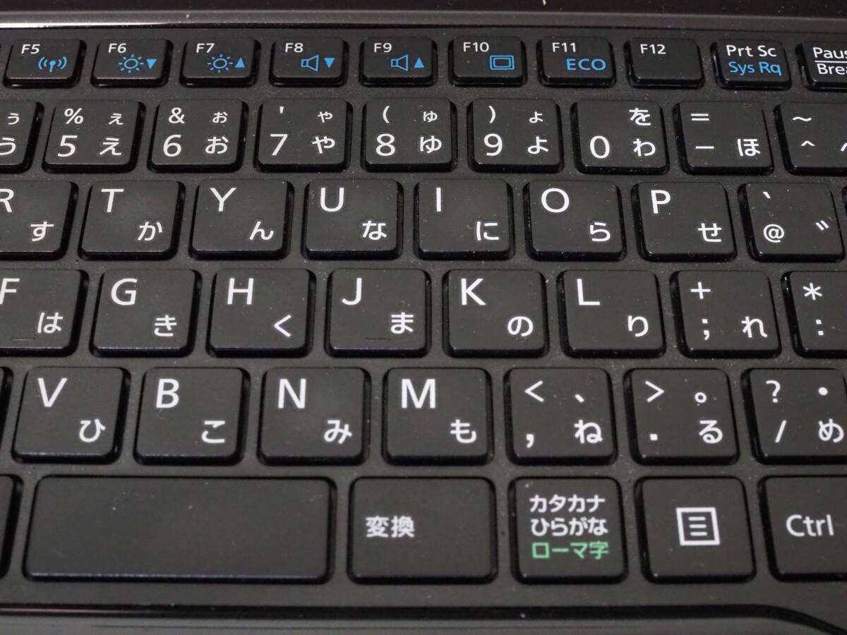 キーボードの文字消えはありません。
