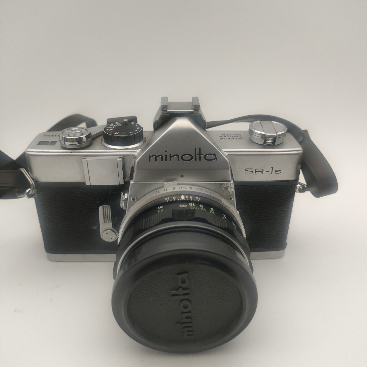★MINOLTA SR-1S フィルムカメラ 動(dòng)作未確認(rèn) カメラケース付き