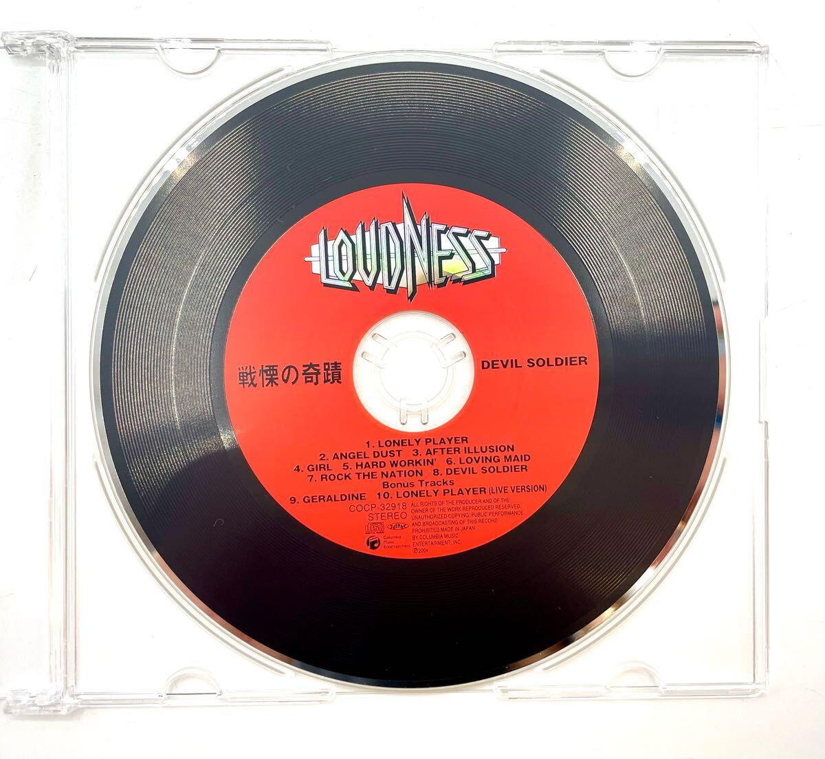 LOUDNESS ラウドネス DEVIL SOLDIER ステッカー 当時物 コレクション