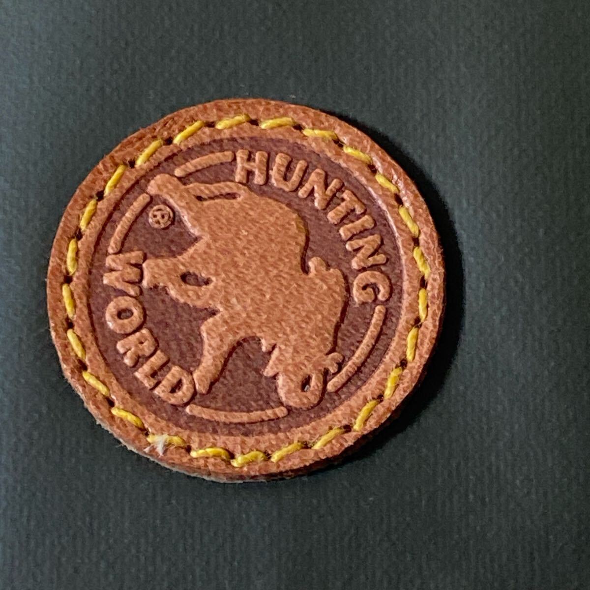 ◆NO.250507◆ ハンティングワールド HUNTING WORLD イタリア制 長財布 グリーン バチュークロス 二つ折り 財布 札入れ メンズ ウォレット