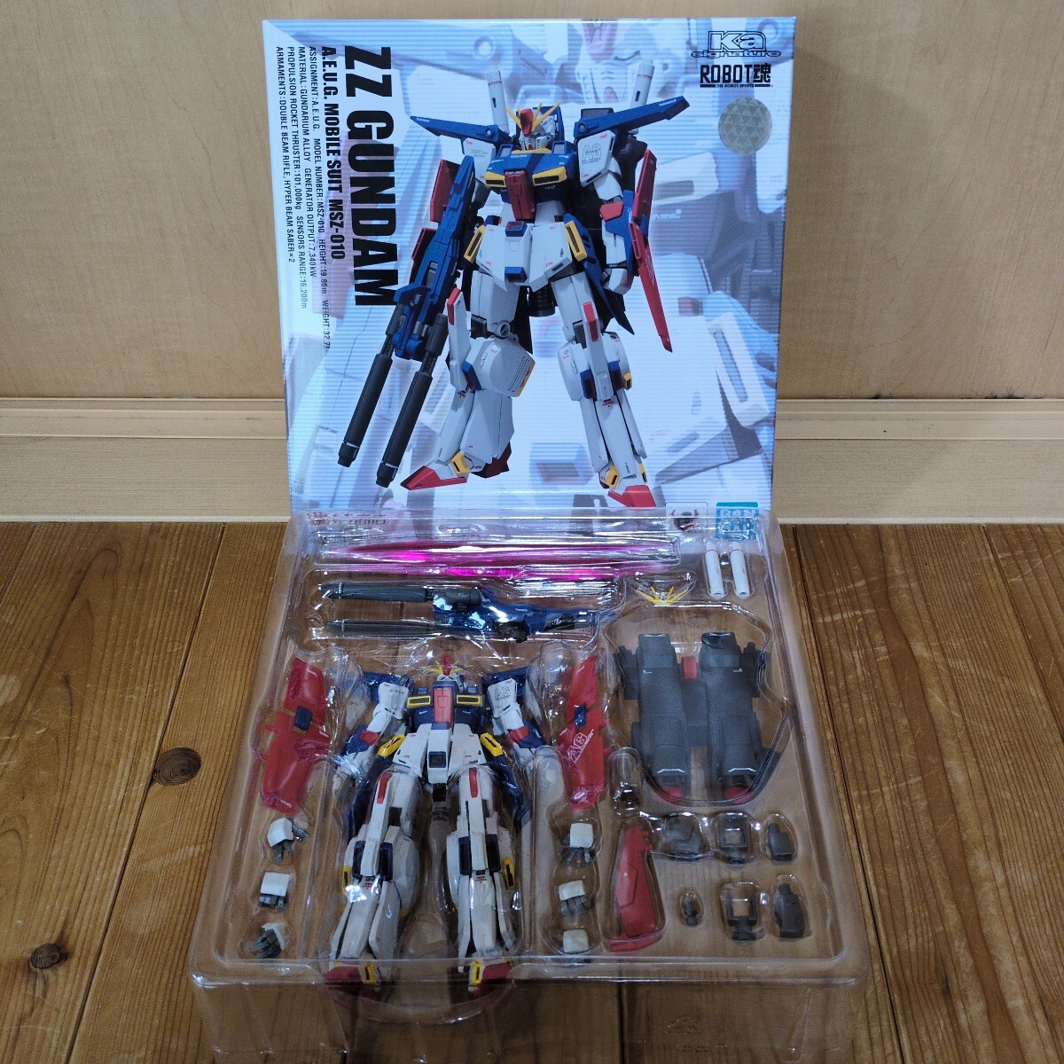 開封品　ROBOT魂 (Ka signature) 　 ZZガンダム 　魂ウェブ商店 　機(jī)動戦士ガンダムZZ