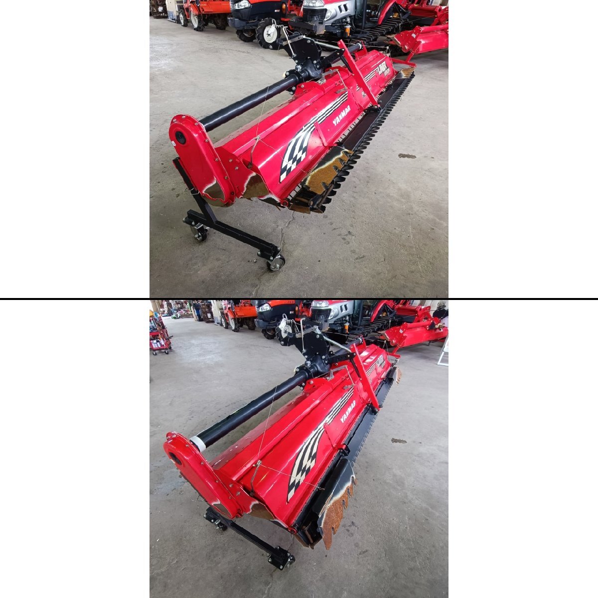  скала эта сторона .kobasi подкладка Hello PLR261 одним движением Yanmar A-2 фаркоп работа ширина примерно 2600mm плата .. обработка поля трактор работа машина Kobashi б/у Tohoku 