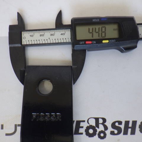 新潟 (5) ハロー用 代かき 爪 F1855R コバシ用 刃 1本のみ ★美品★ 耕運爪 耕うん爪 トラクター 作業機 中古 ■N2725052751_画像5