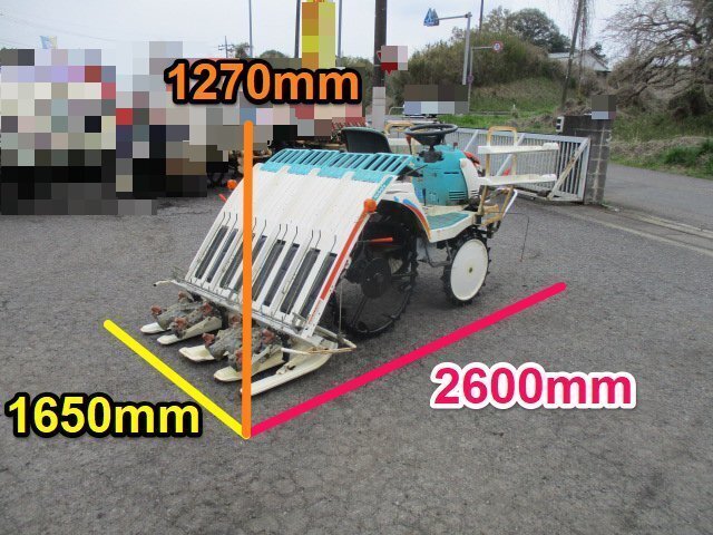 茨城 クボタ 4條植 田植機(jī) SPJ40A SDY ジョイカム アルファ 6.4馬力 ガソリン ロータリー パワステ 田植え 動(dòng)畫【納品代別途】■2125030980