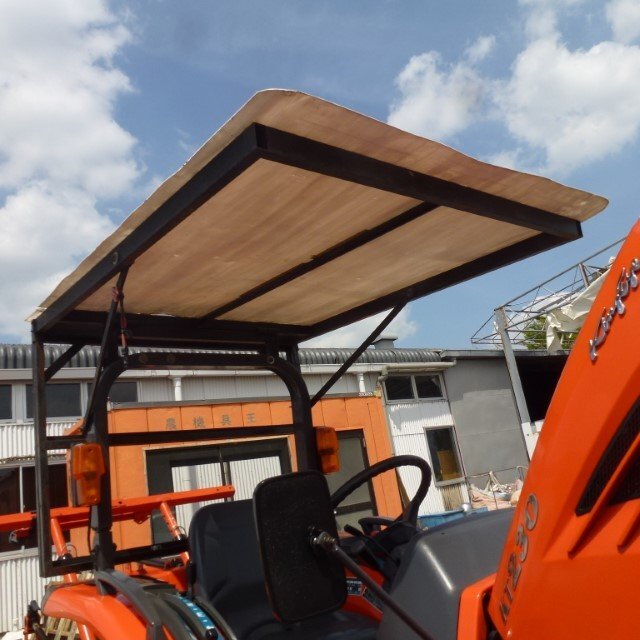  Miyazaki * Kubota 4WD трактор KT230 роторный 23 лошадиные силы 1285 час .. примерно 1500mm Canopy заливное рисовое поле . рисовое поле power черный б/у 