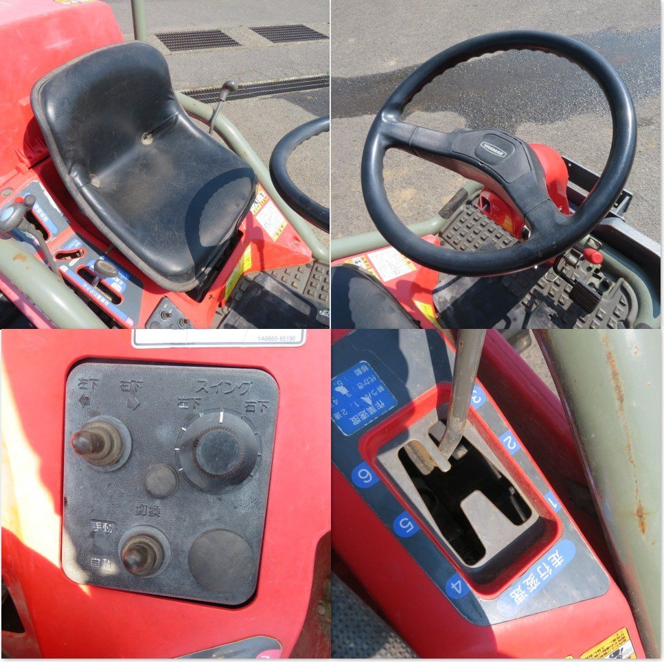  Niigata { поставка товара плата отдельный } Yanmar трактор AC-10D полный гусеничный ход 10 лошадиные силы автоматика горизонтальный гидроусилитель руля пассажирский культиватор UGG licca б/у #N2725042710