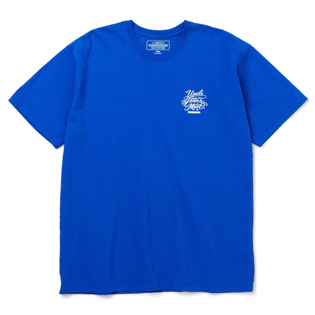 Mr Cartoon NEIGHBORHOOD UNCLE TOONS MART TEE BLUE L ミスターカートゥーン ネイバーフッド アンクルトゥーンマート Tシャツ ブルー 青
