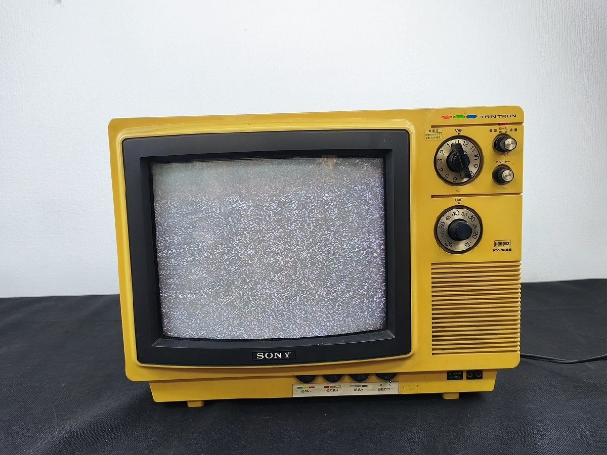 SONY ブラウン管カラーテレビ KV-1366 通電確認(rèn)済_長(zhǎng)ま002/