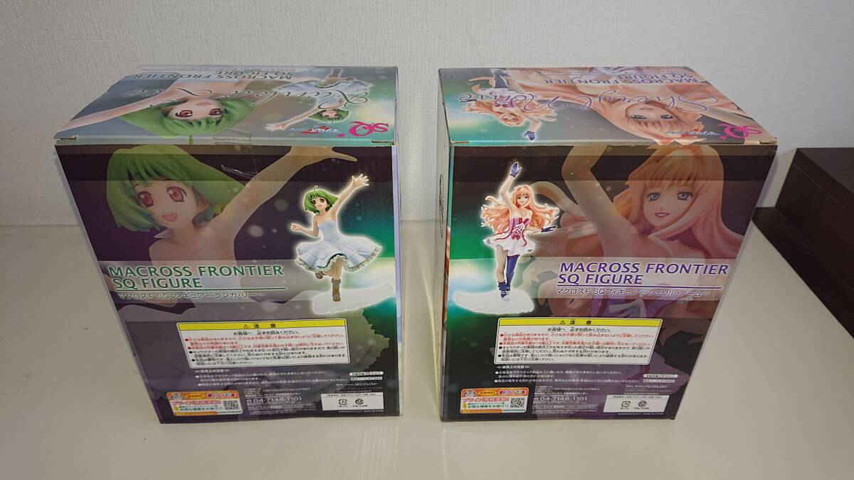 [內(nèi)袋未開封] SQフィギュア シェリル+ランカ 2體セット マクロスF バンプレスト フィギュア