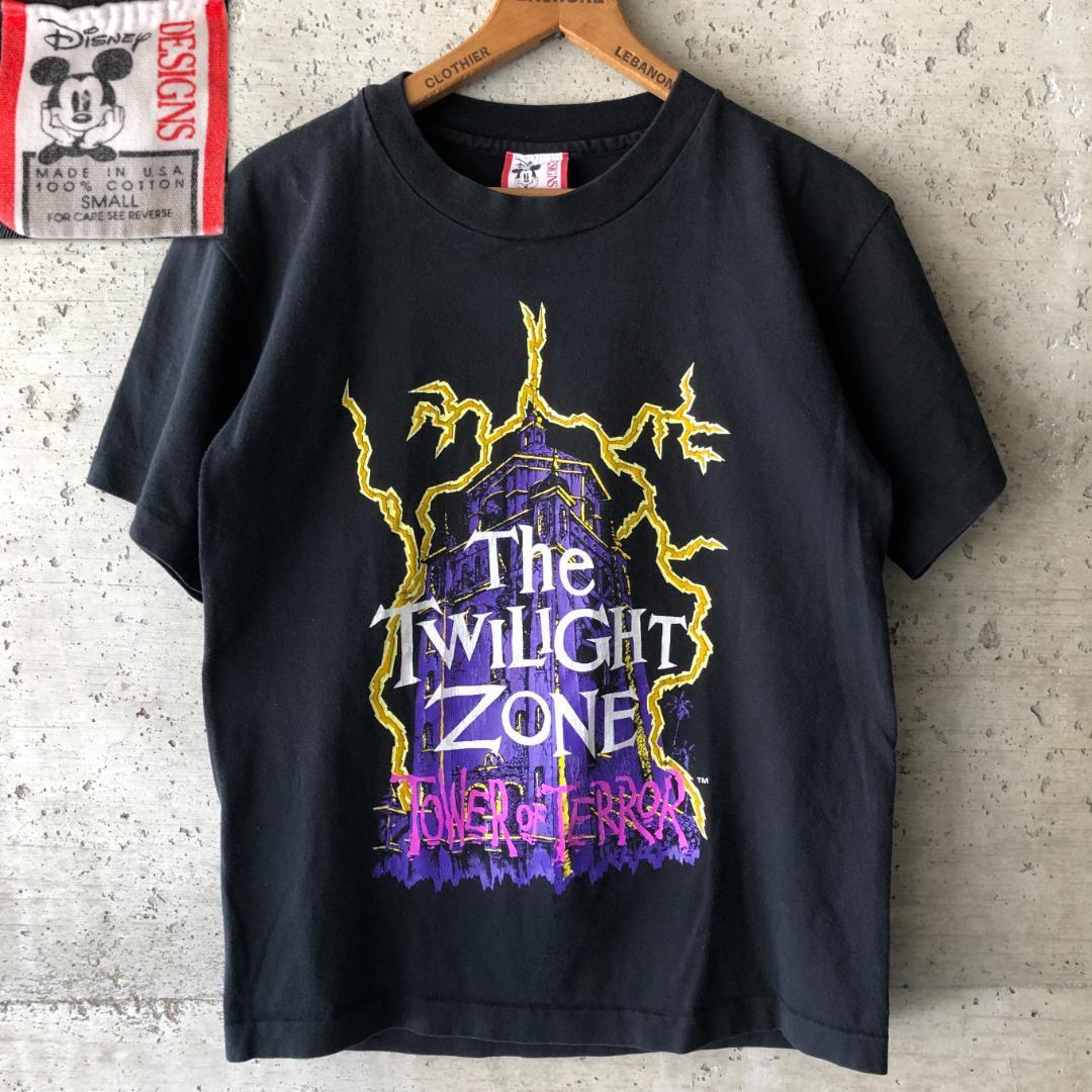 XZ219 90s tower ob Teller twilight Zone футболка Disney б/у одежда Vintage официальный черный S