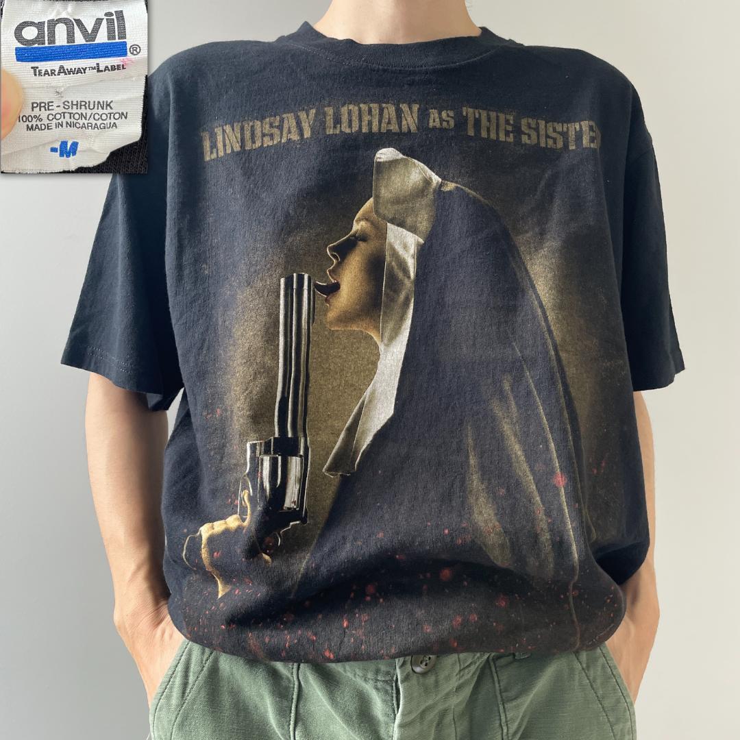 GF882 00s Tシャツ 映画ムービー マチェーテ MACHETE シスター 古着 ビンテージ アンビル ブラック