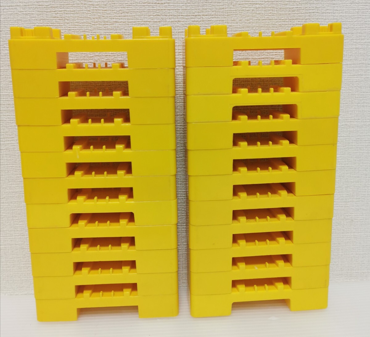 送料660円? プラレール まとめ ミニブロック橋桁 22個(gè) 橋げた 黃色