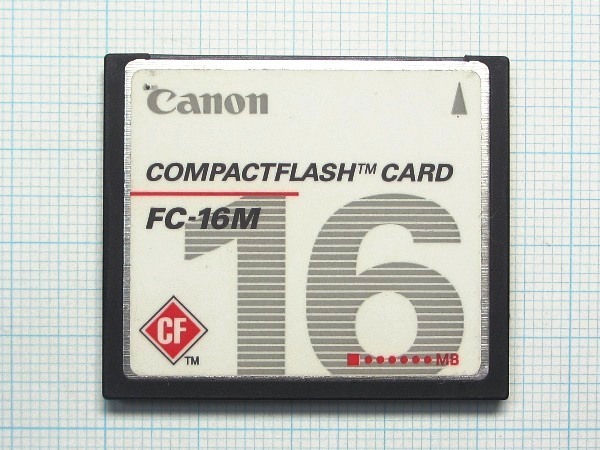 ★Canon コンパクトフラッシュ １６ＭＢ 中古★送料８５円?１８５円