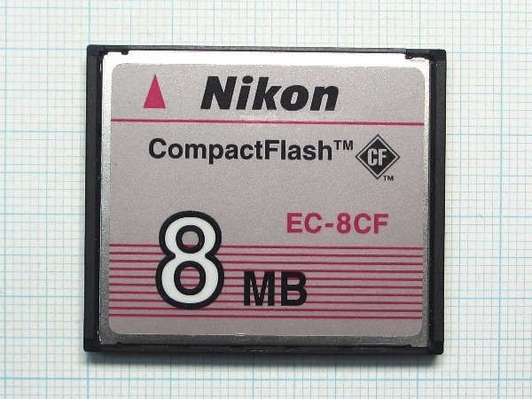 ★Nikon コンパクトフラッシュ ８ＭＢ 中古★送料８５円?１８５円