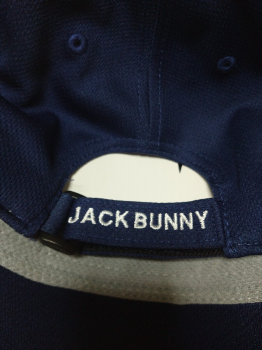 ネイビー ジャックバニー キャップ 帽子 ゴルフウェア _画像2