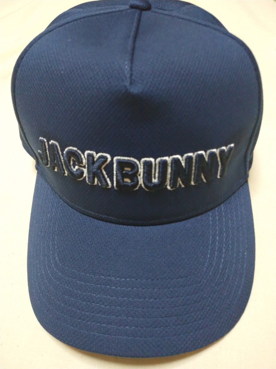 ネイビー ジャックバニー キャップ 帽子 ゴルフウェア _画像3