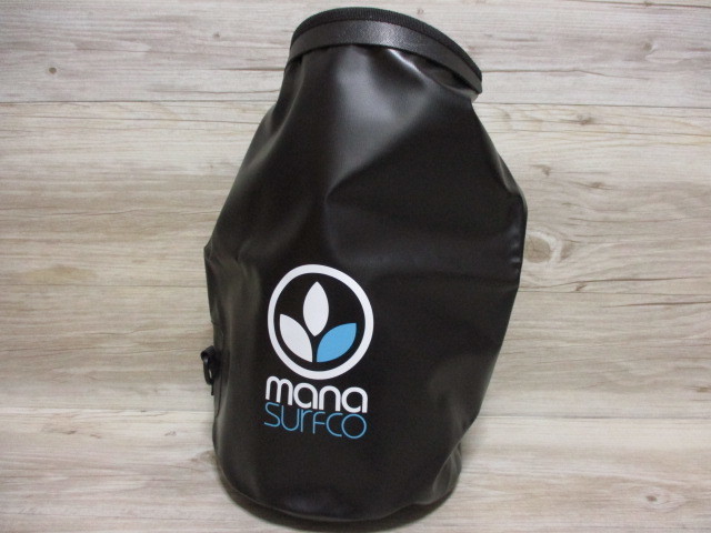 MANA SURF CO★15L 防水 小型 マナサーフ ウォーター プルーフ バッグ スモール ショルダー 黒 ブラック アウトドア/釣り 小物入れ B-18_画像4